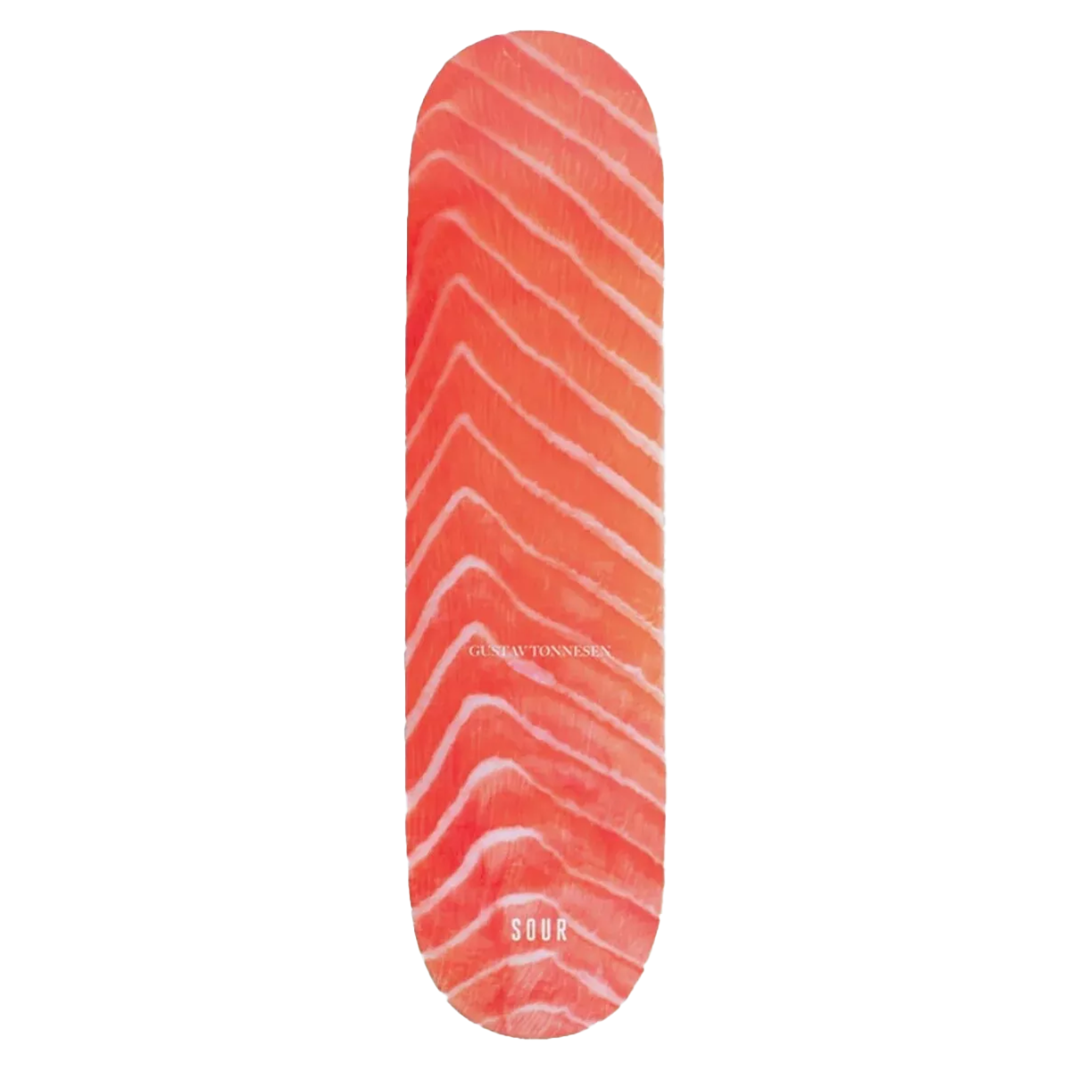 Sour Solution Gustav Norwegian Salmon Skate Deck - 8.0