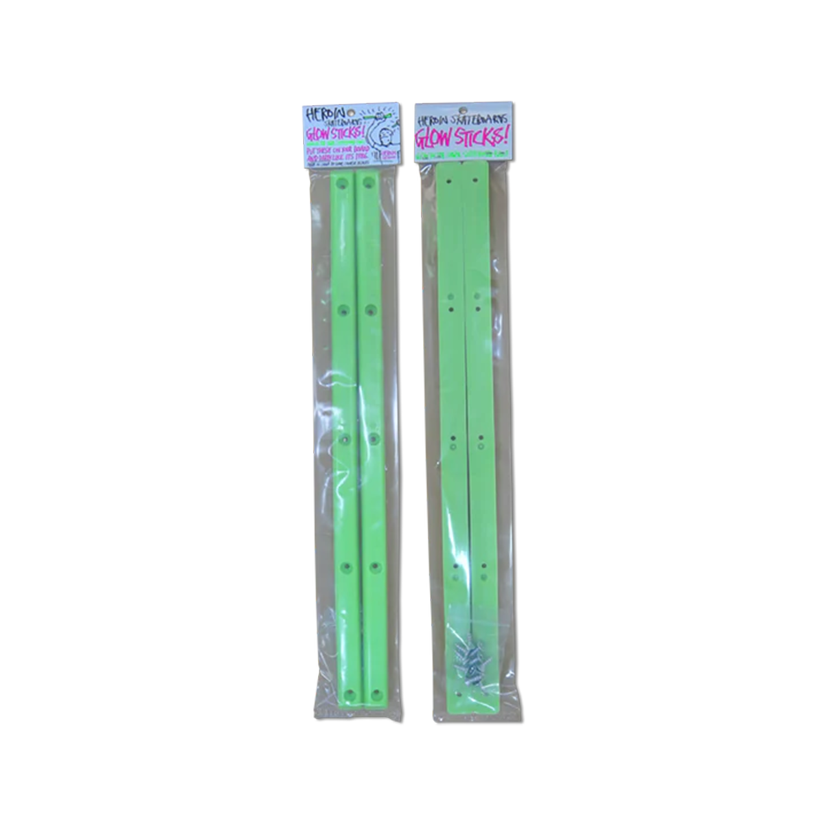 Heroin Glow Sticks Rails