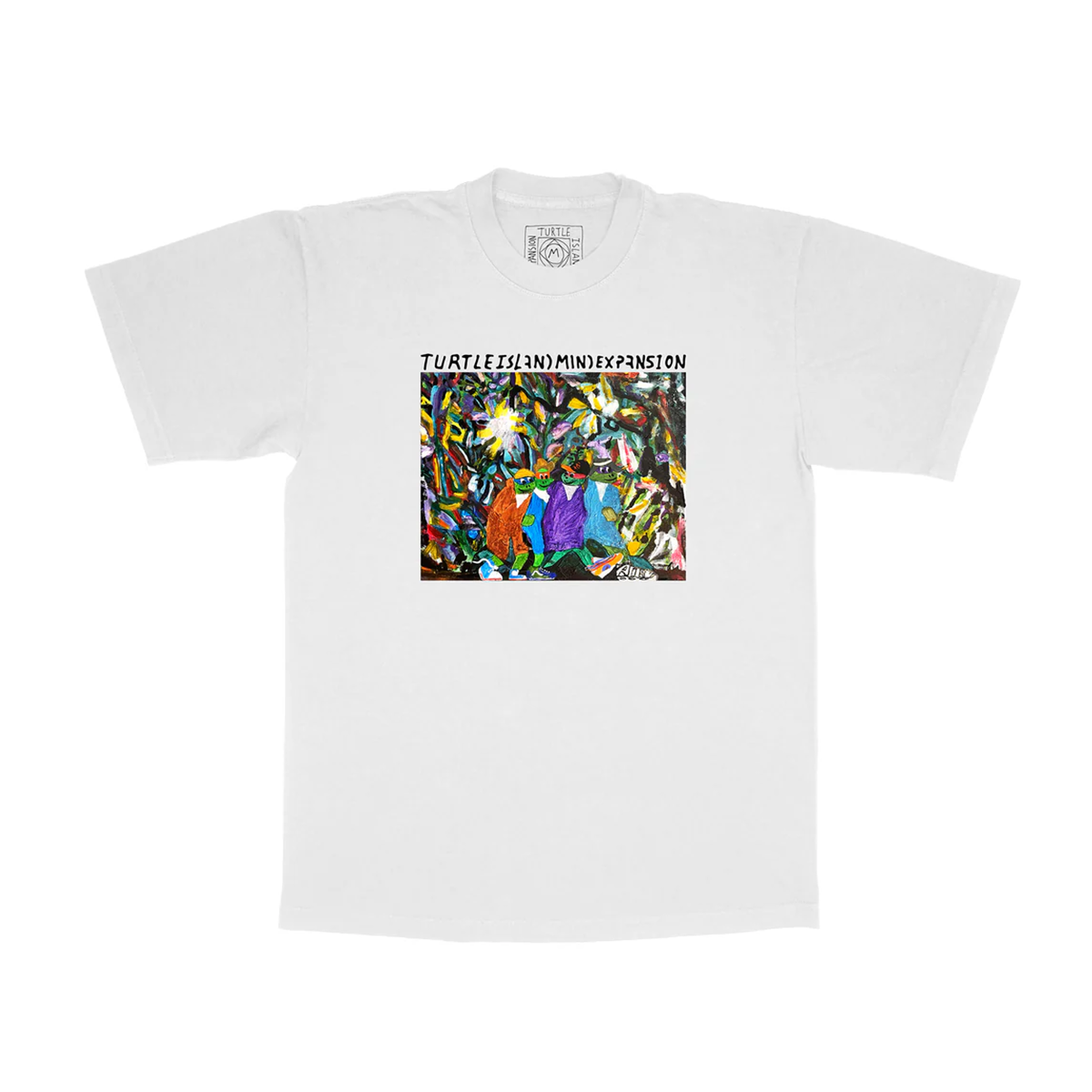 Turtle Island Mind Expansion Homies T-Shirt - White