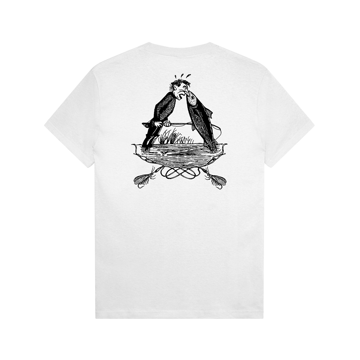 Passport Hook & Line T-Shirt - White