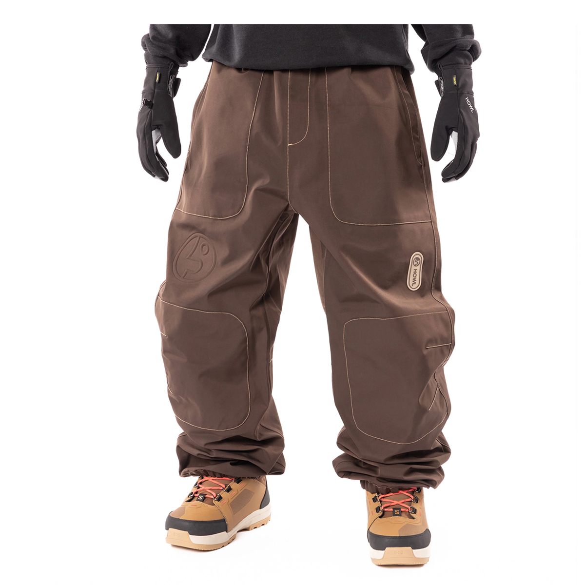 Howl x Public Snow Pants - Brown