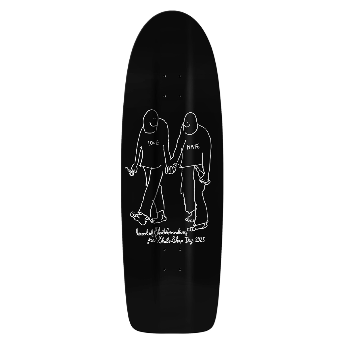 Krooked SSD 2025 Hate Beamer Skate Deck - 10.75