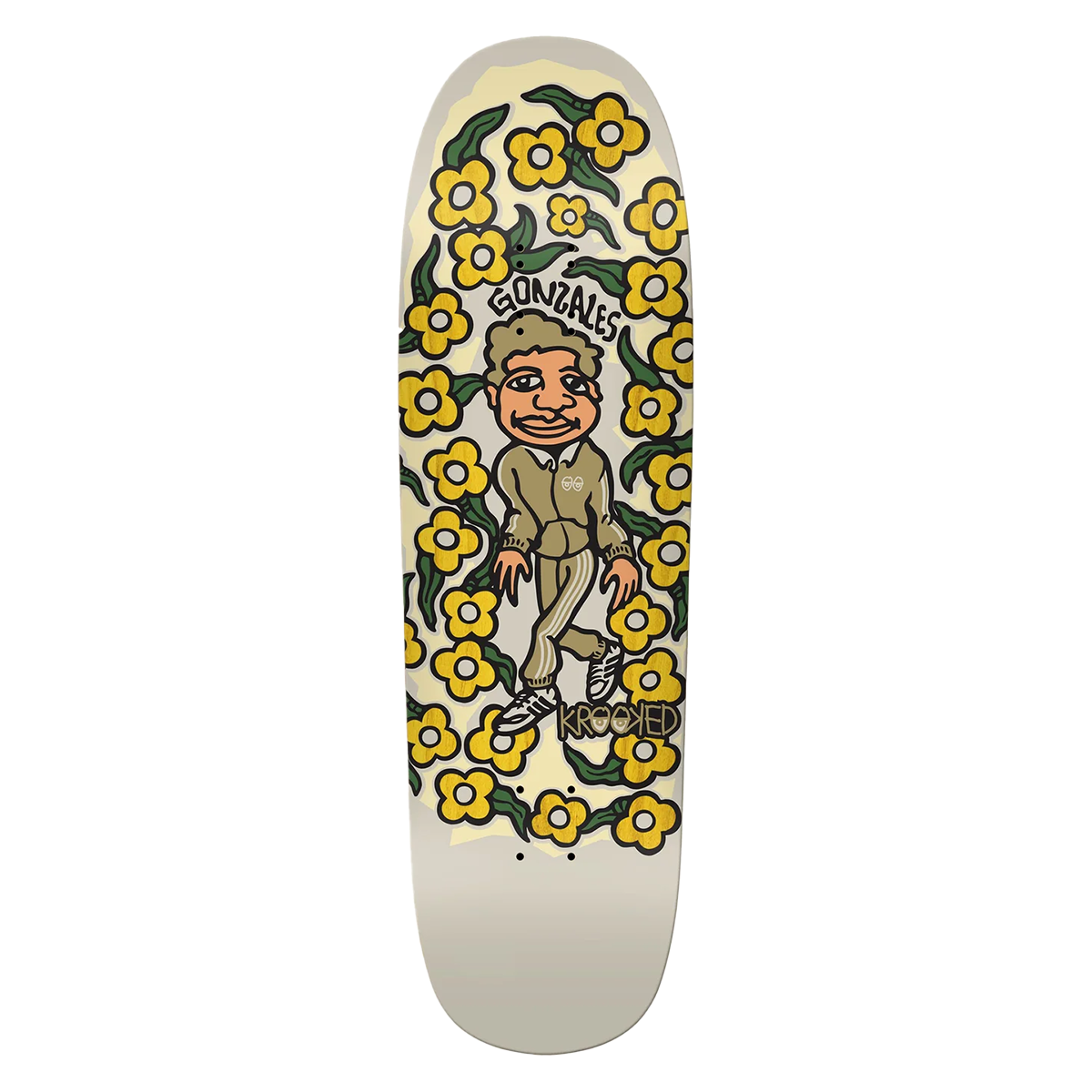 Krooked Gonz Sweatpants Skate Deck - 9.25