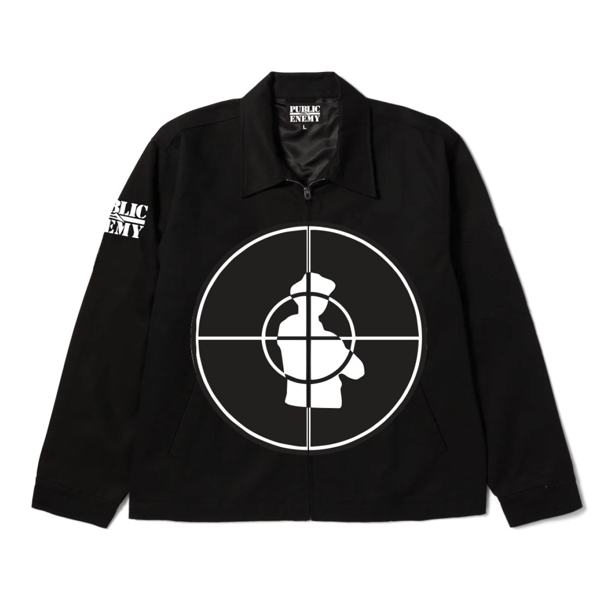 Lakai x Public Enemy Sniper Logo Jacket - Black