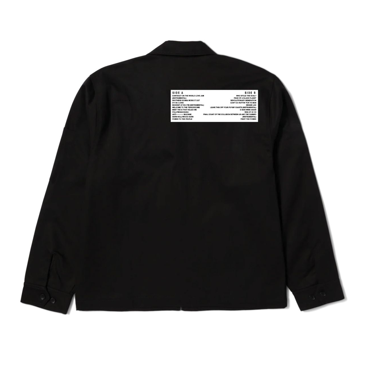 Lakai x Public Enemy Sniper Logo Jacket - Black