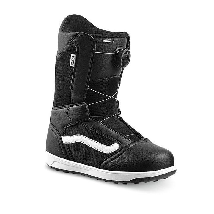 Vans Youth 2025 Juvie Linerless Snowboard Boots - Black / White