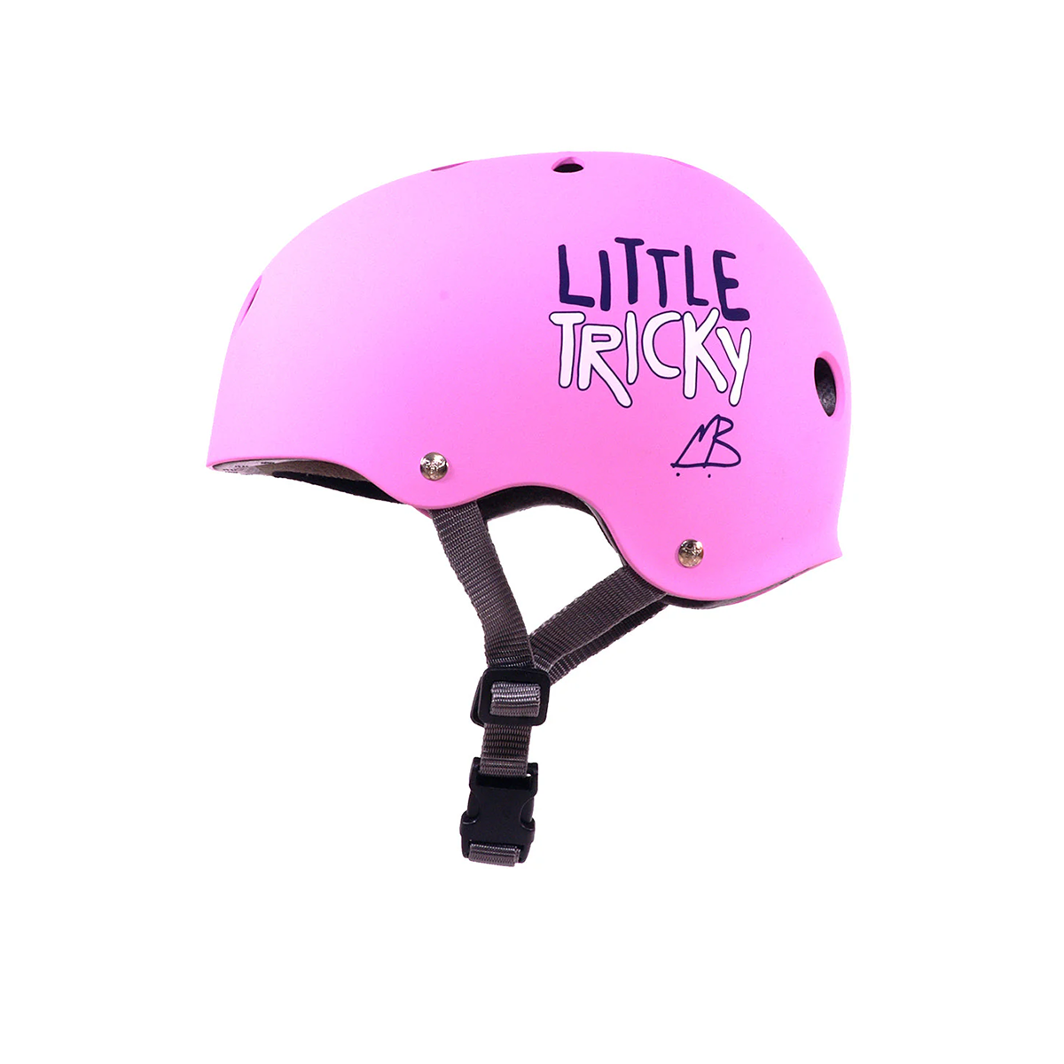 Triple Eight Little Tricky Kids Skate Helmet - Pink Matte