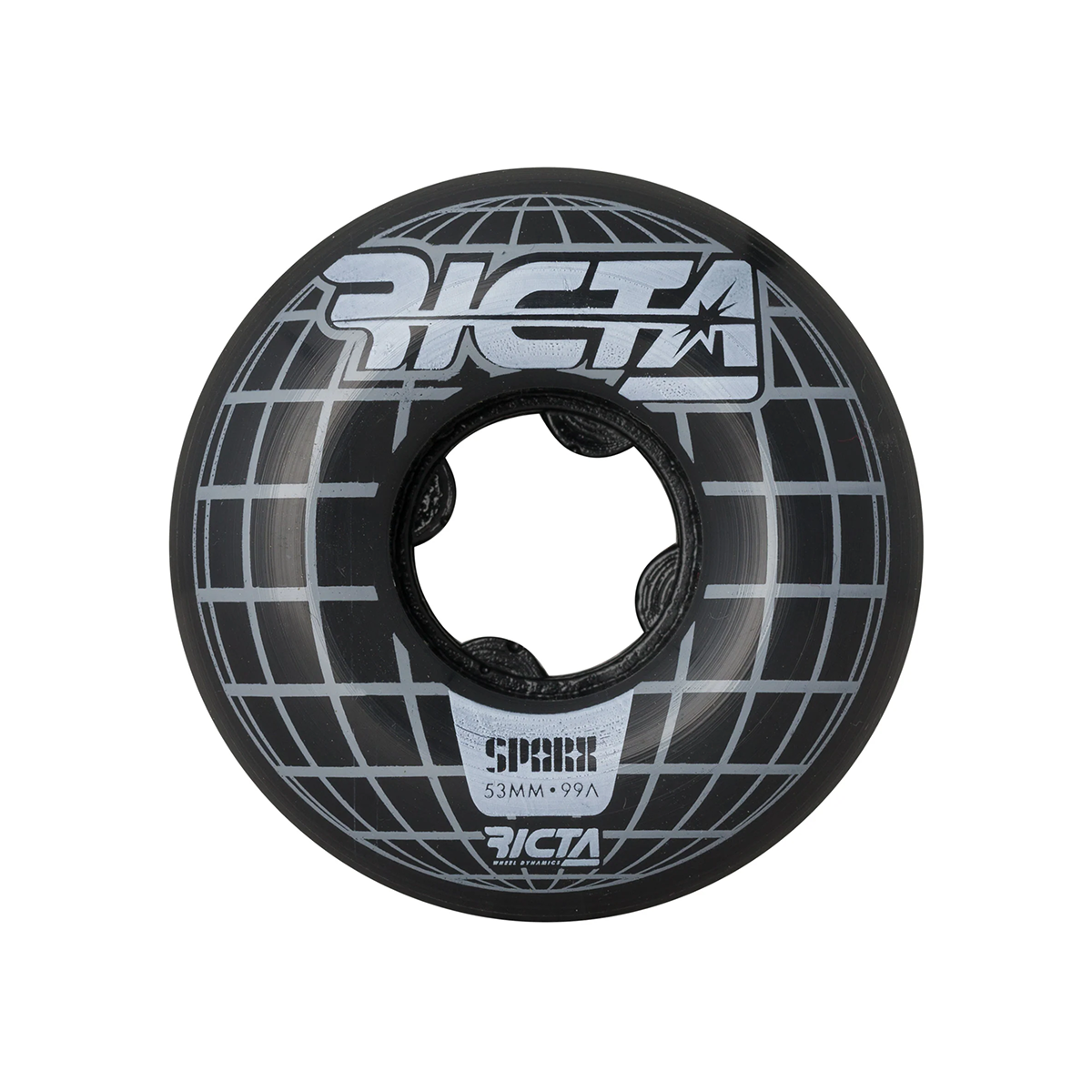 Ricta Mainframe Sparx Black Skate Wheels - 99a 53mm