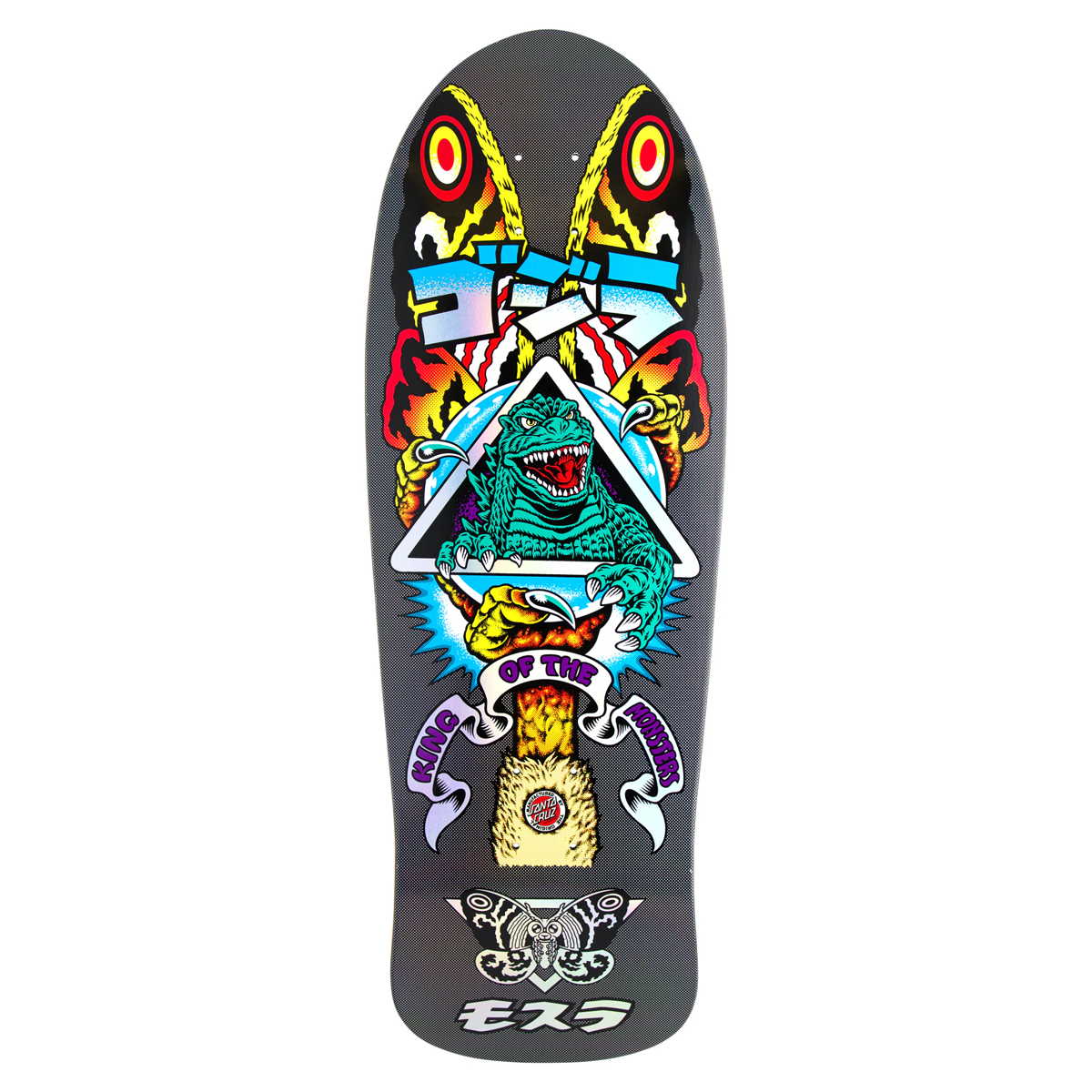 Santa Cruz x Godzilla Mothra Natas Skate Deck - 10.538