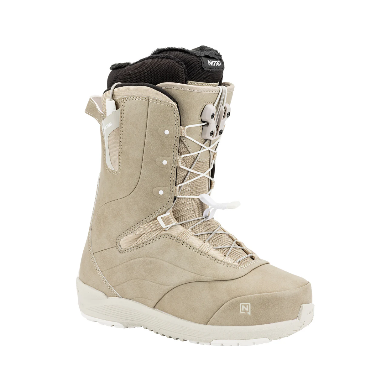 Nitro Women's 2025 Crown TLS Snowboard Boots - Sand