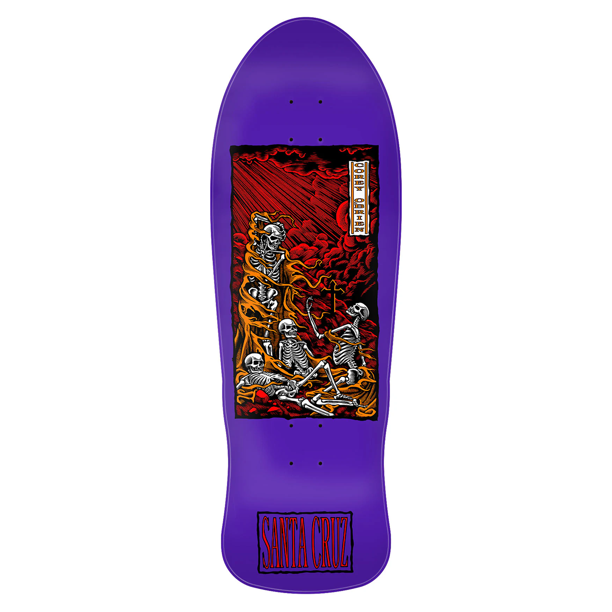 Santa Cruz OBrien Purgatory Reissue Skate Deck - 9.85