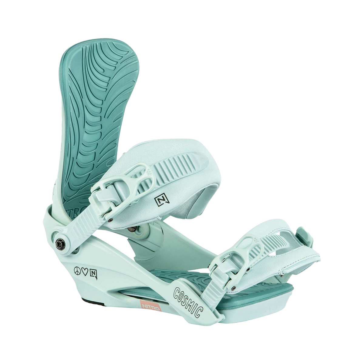 Nitro Women's 2024 Cosmic Snowboard Bindings - Peace Love Nitro