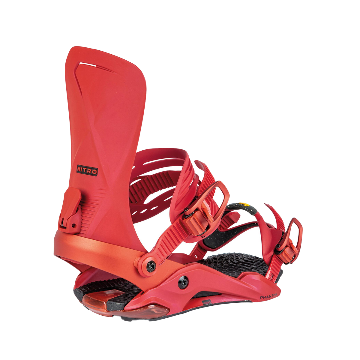 Nitro 2024 Phantom Snowboard Bindings - Red