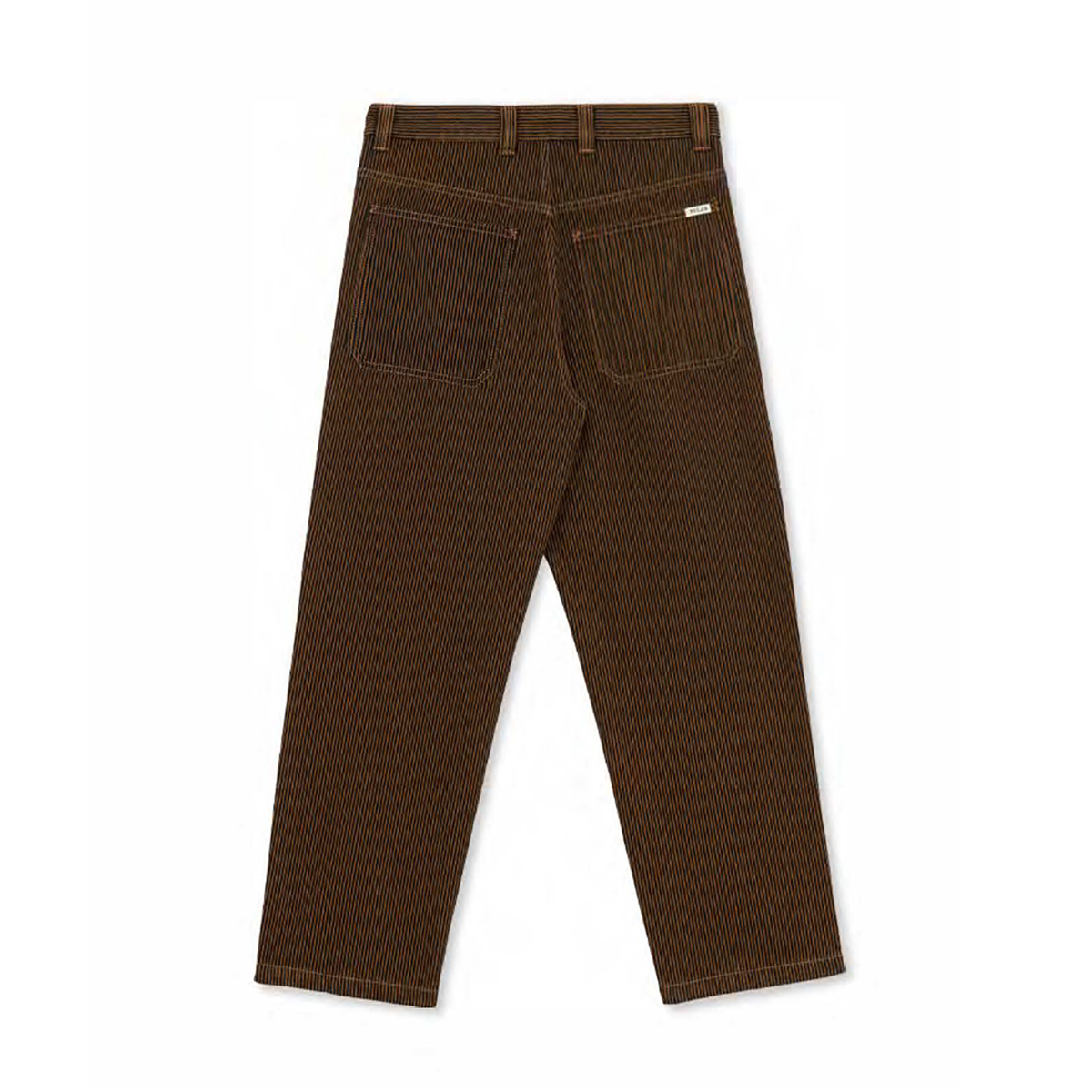 Polar '93! Hickory Stripe Work Pants - Rust