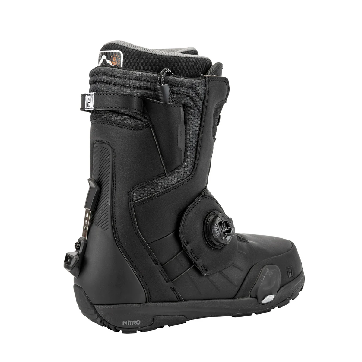 Nitro 2025 Profile Step On TLS Snowboard Boots - Black