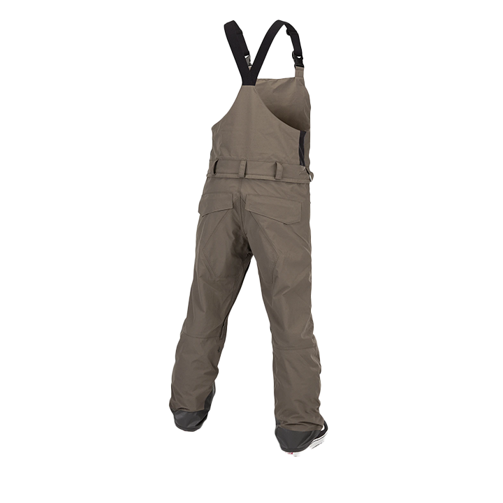 Tuta Volcom Snowboard Uomo Rain Gore-Tex BIB Overall- Dark Teak