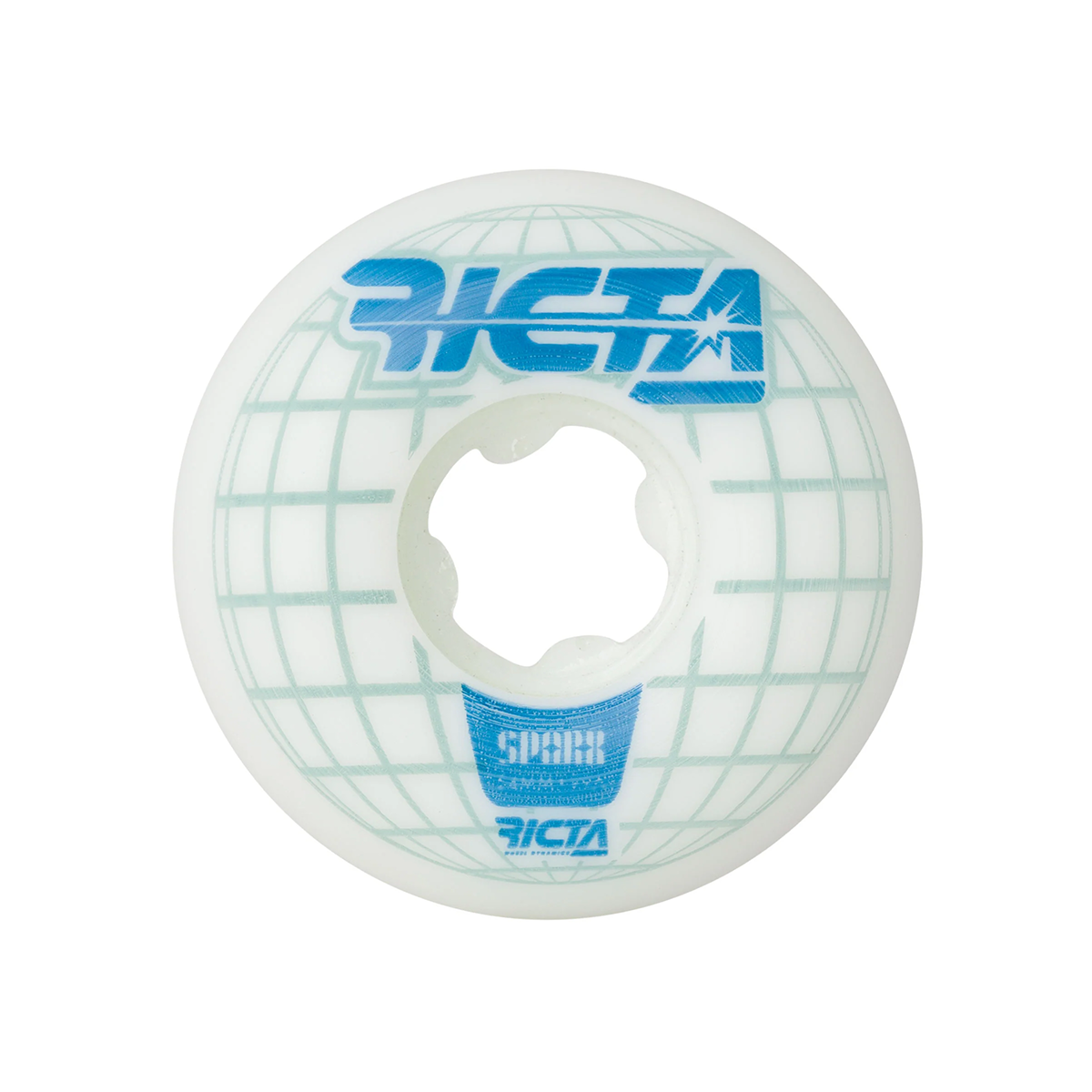 Ricta Mainframe Sparx White Skate Wheels - 99a 54mm