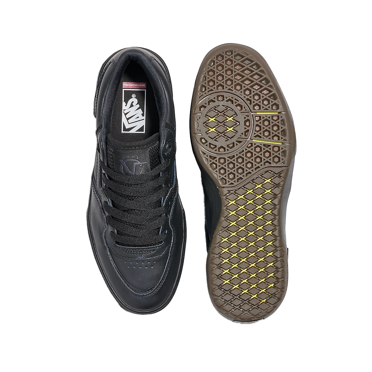 Vans Skate Rowan 2 Leather Shoes - Black