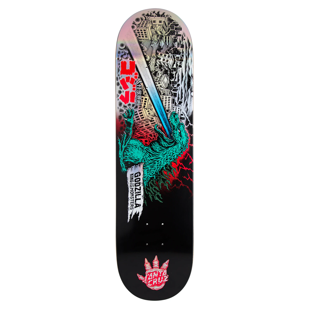 Santa Cruz x Godzilla O'Brien Reaper Skate Deck - 8.25