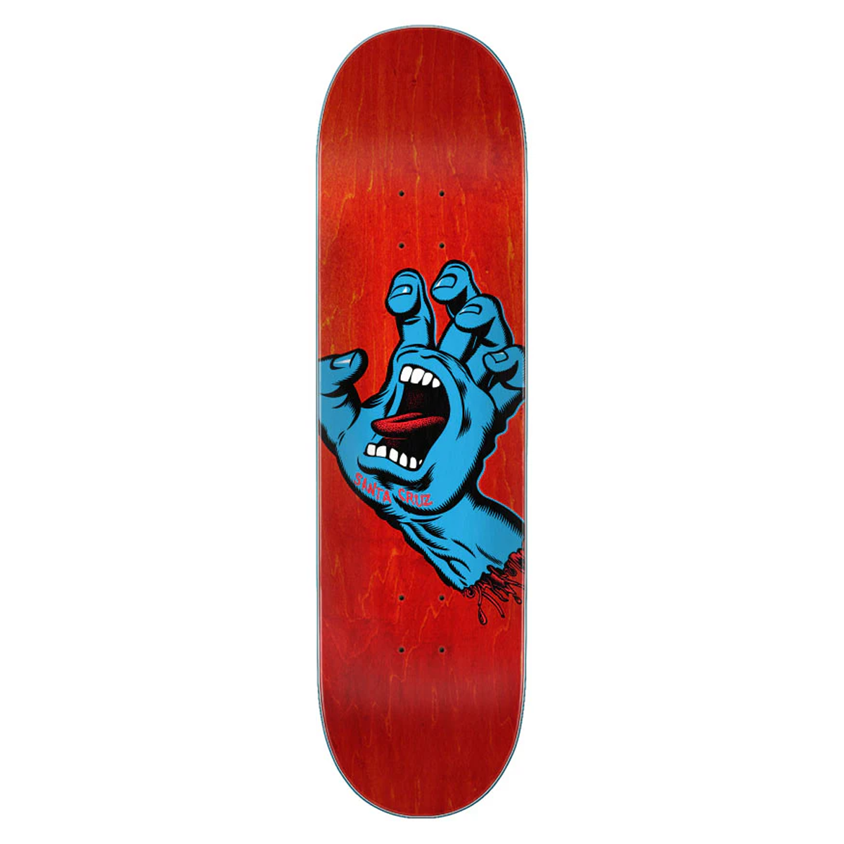 Santa Cruz Screaming Hand Skate Deck - 8.0