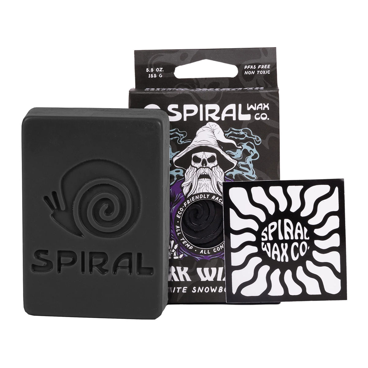 Spiral Wax Co Dark Wizard Graphite Wax - All Temp