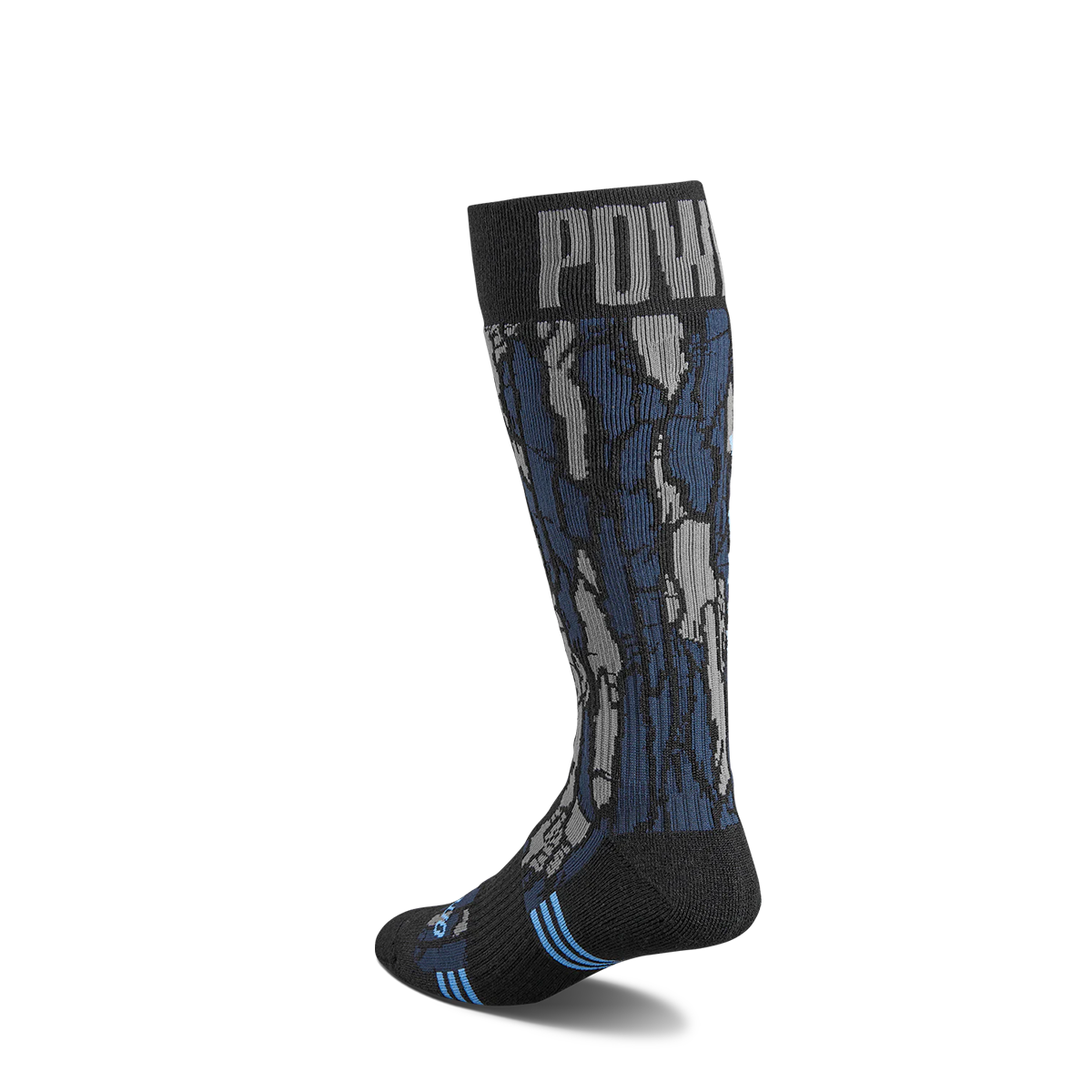 Thirtytwo Signature Merino Snow Socks - Black / Blue