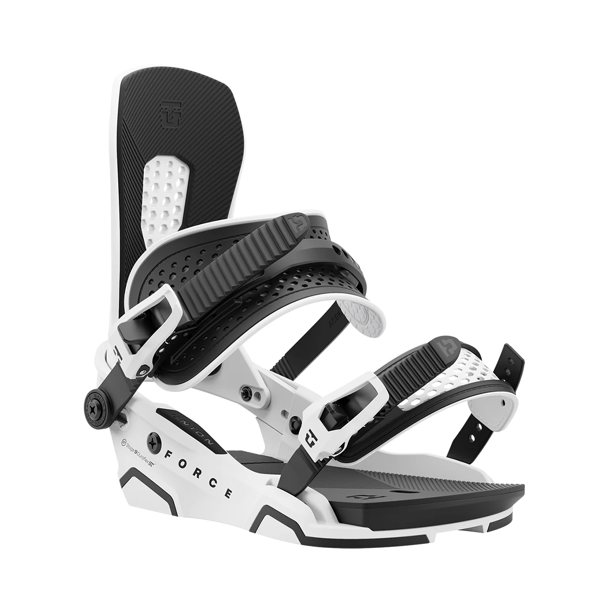 Union 2025 Force Snowboard Bindings - White