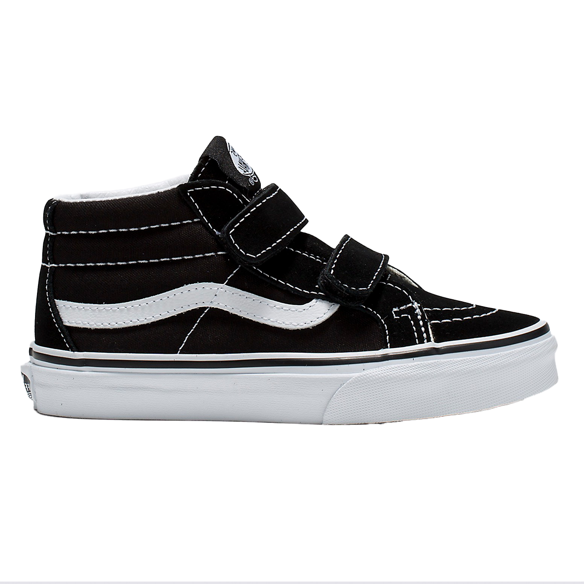 Vans Little Kids Sk8-Mid Reissue V Shoes - Black / True White