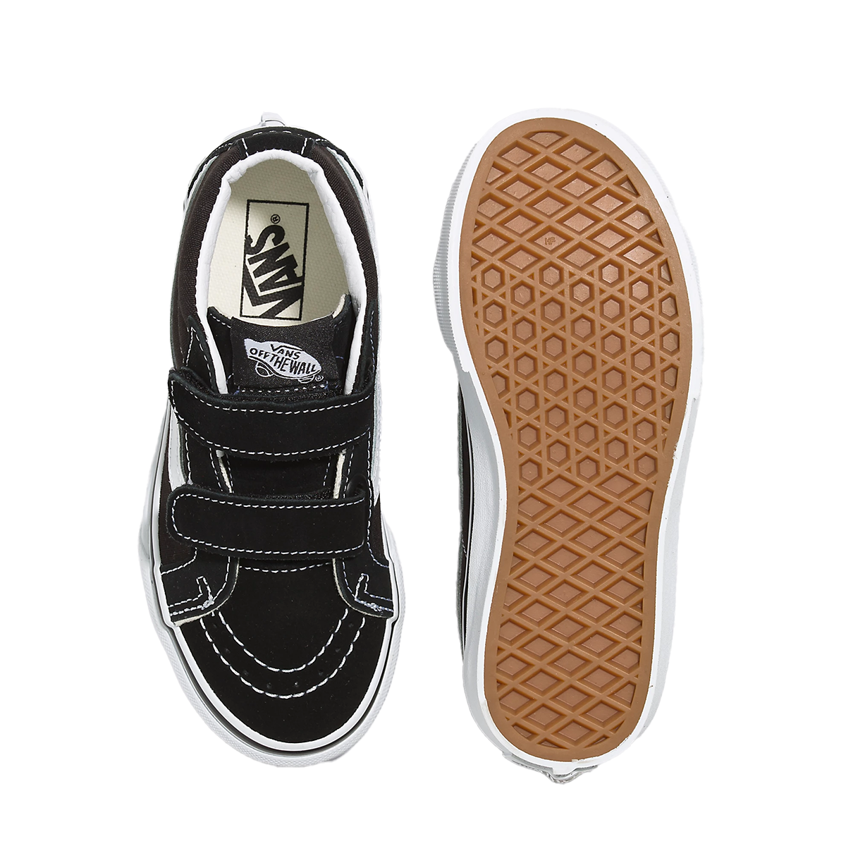 Vans Little Kids Sk8-Mid Reissue V Shoes - Black / True White