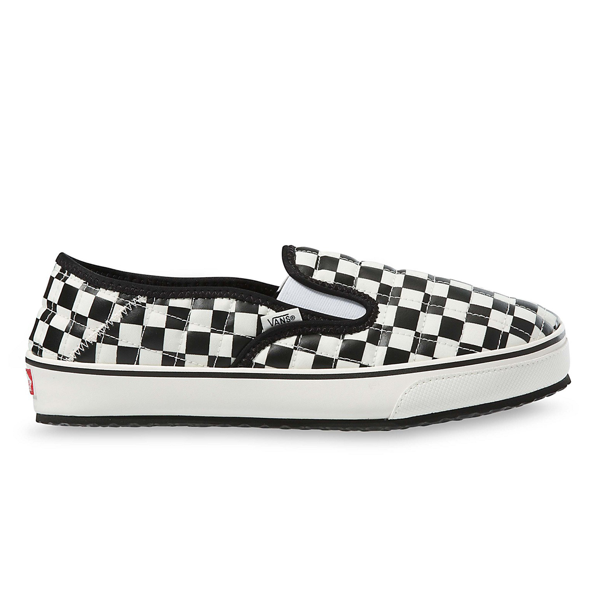 Vans MTE Slip-Er 2 Checkerboard Shoe - Black / Classic White