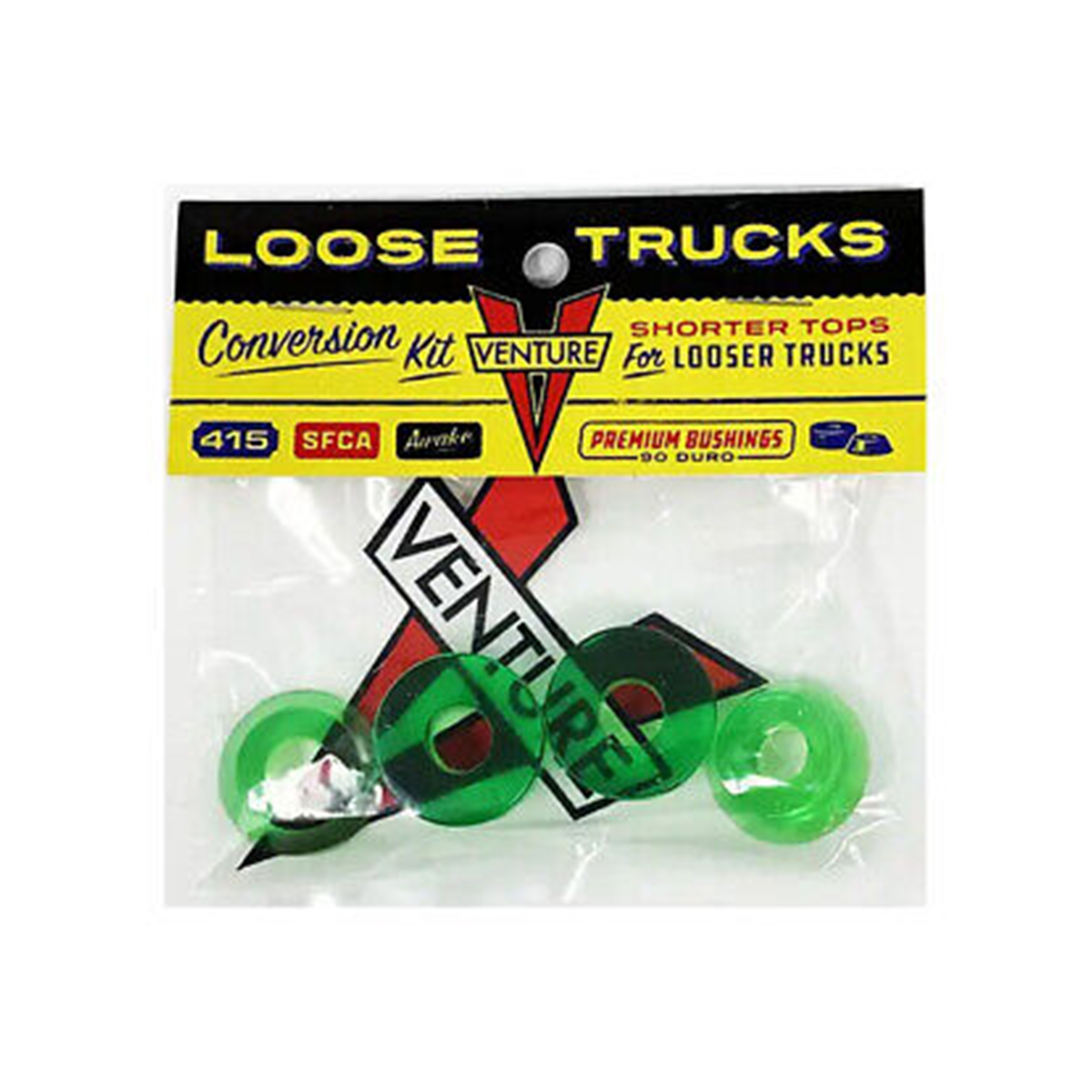 Venture Loose Trucks Bushing Conversion Kit - Green