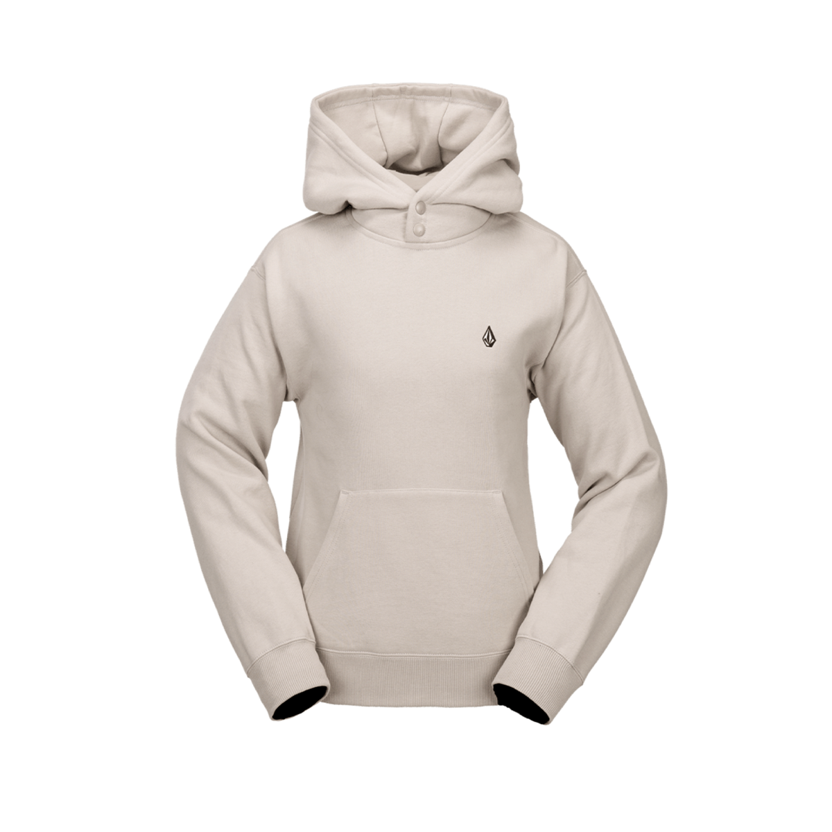 Volcom Women's Costus P/O Fleece Hoodie - Stone