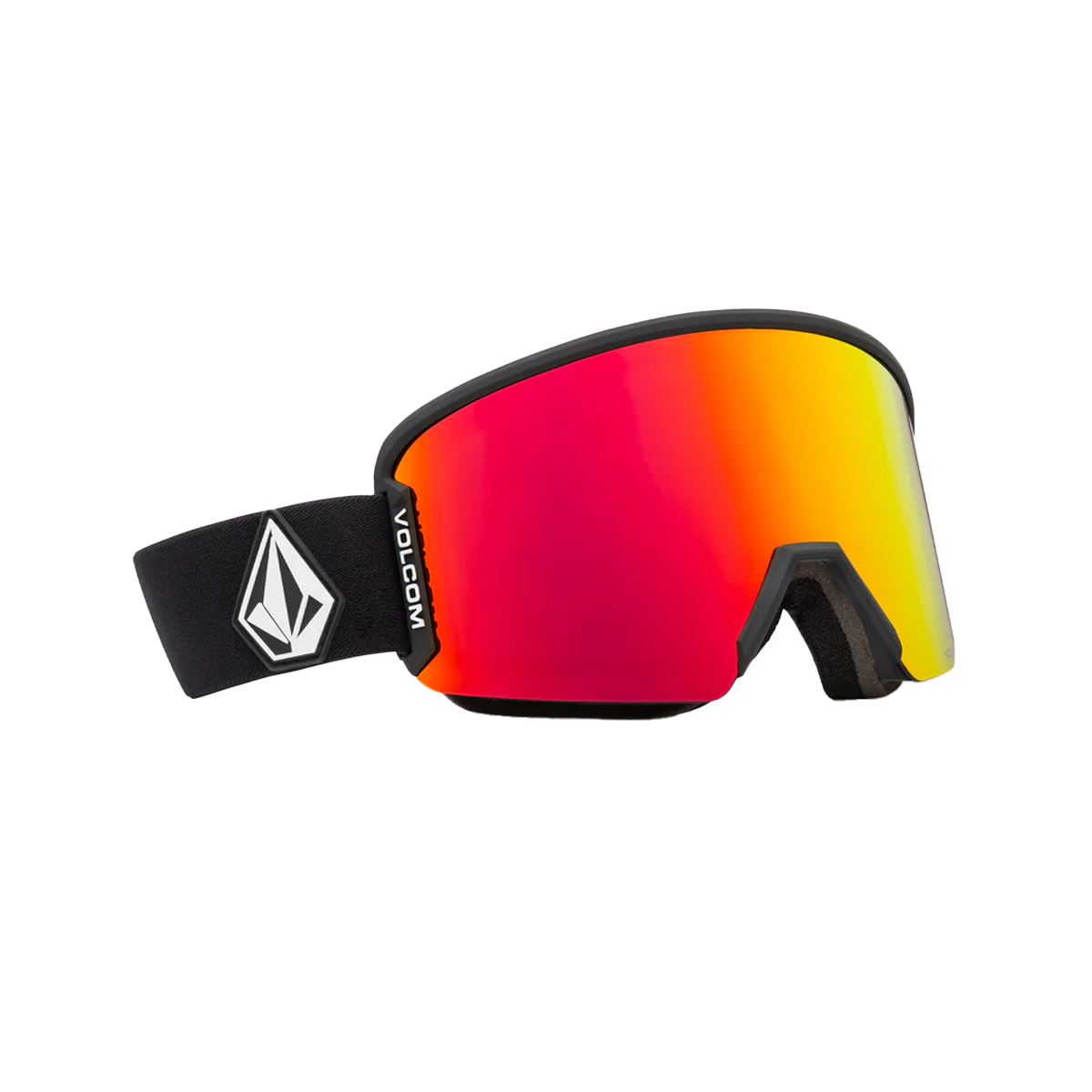 Volcom Garden 2 Snow Goggles - Matte Black / Red Chrome