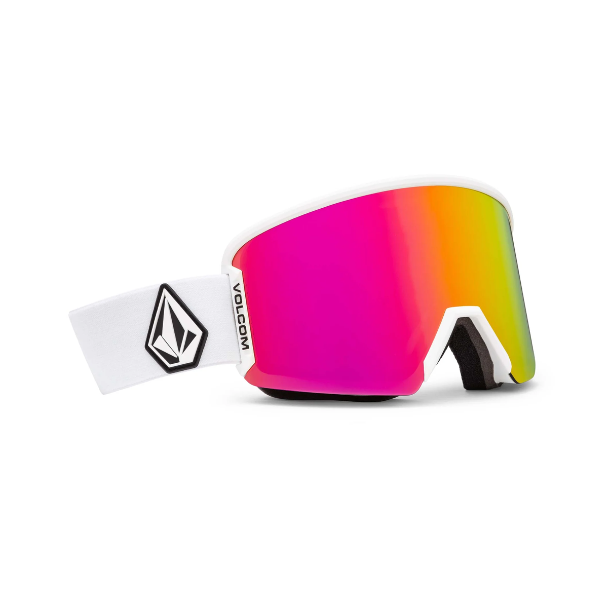 Volcom Garden 2 Snow Goggles - Matte White / Pink Chrome