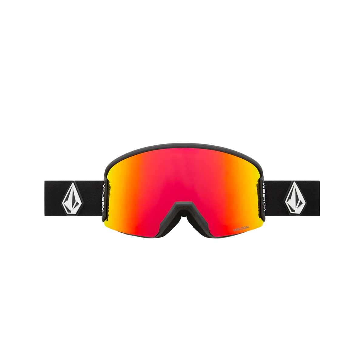 Volcom Garden 2 Snow Goggles - Matte Black / Red Chrome