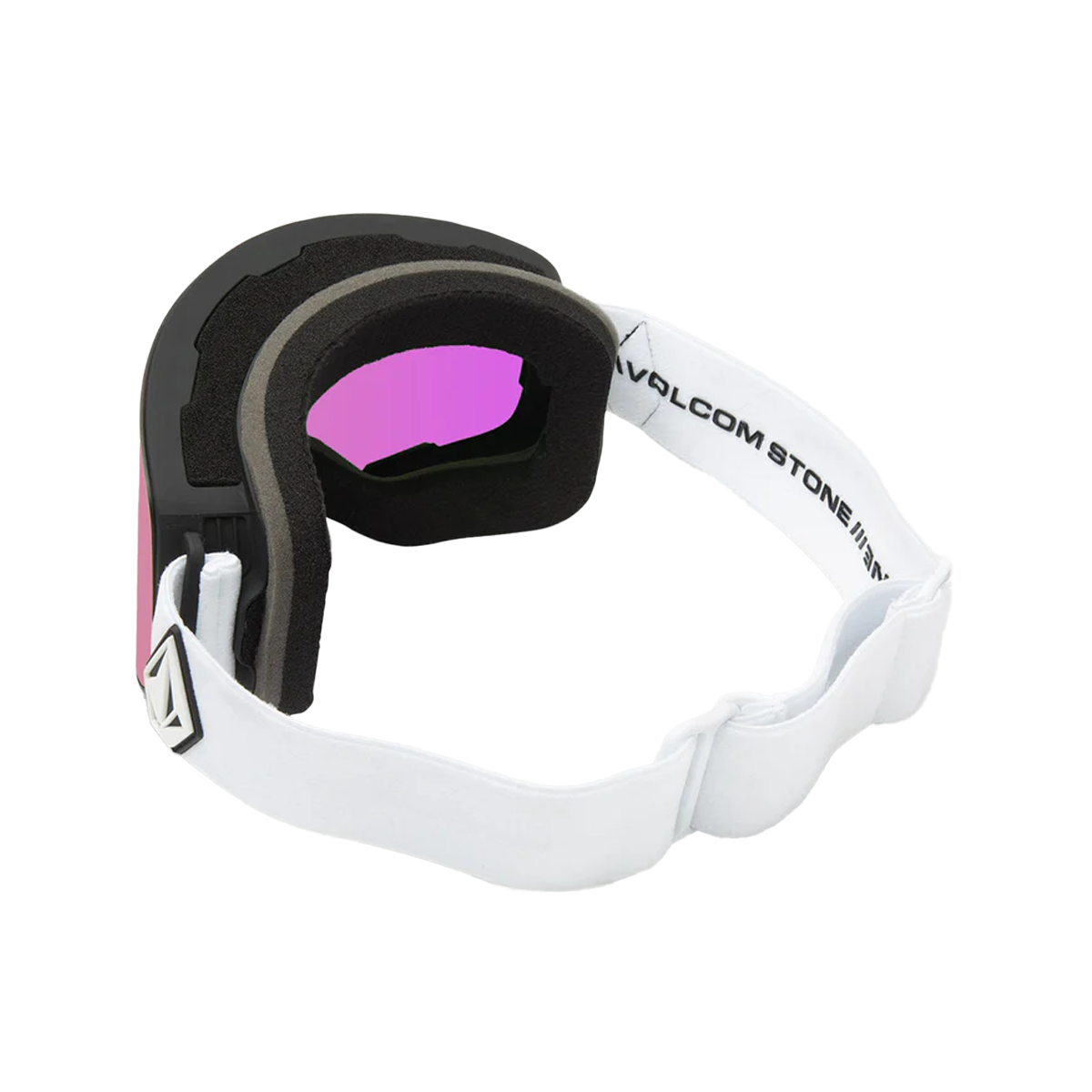 Volcom Odyssey Goggles + Bonus Lens - Matte White / Pink Chrome