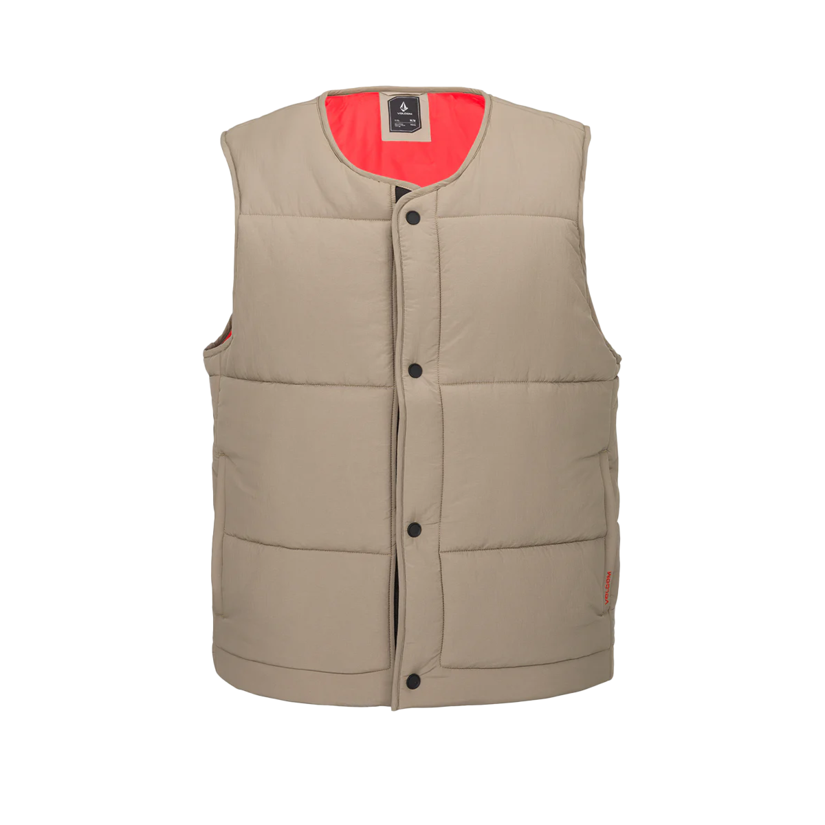 Volcom Layered Up Vest - Chestnut Brown