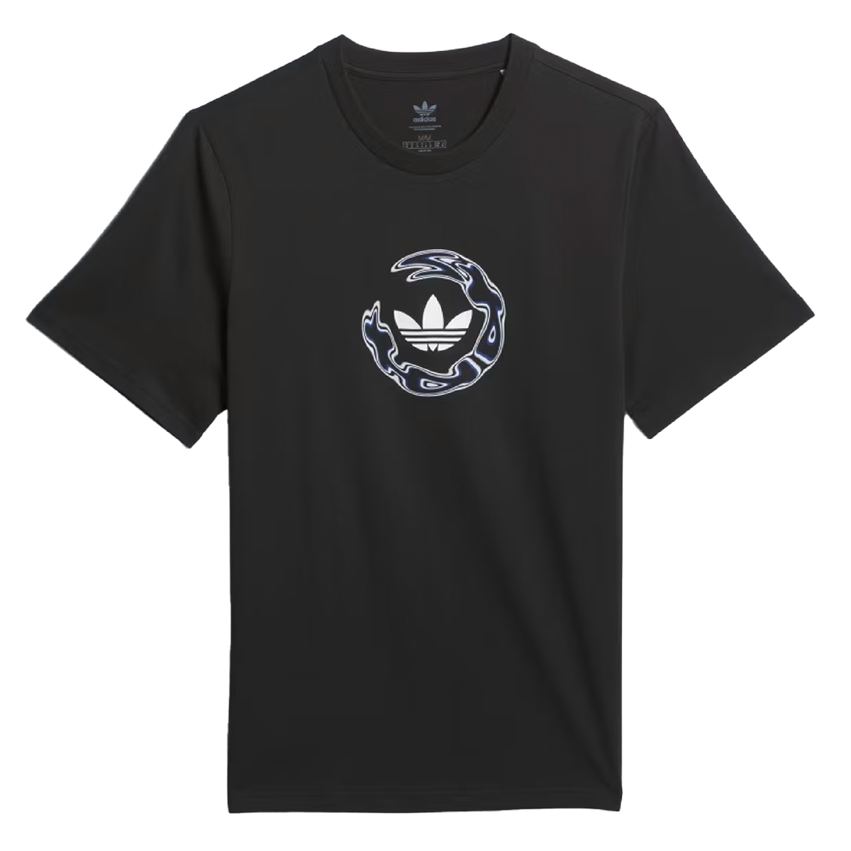 Adidas Wide Angle T-Shirt - Black/Royal Blue