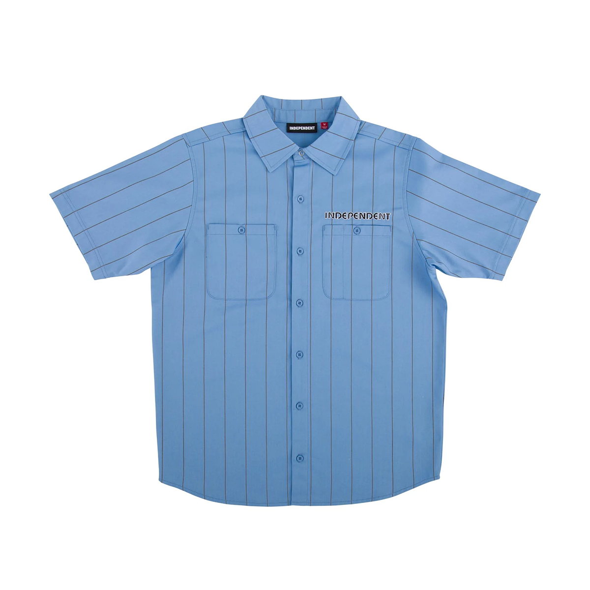 Independent Union Work Shirt - Work Blue w/ Stripe