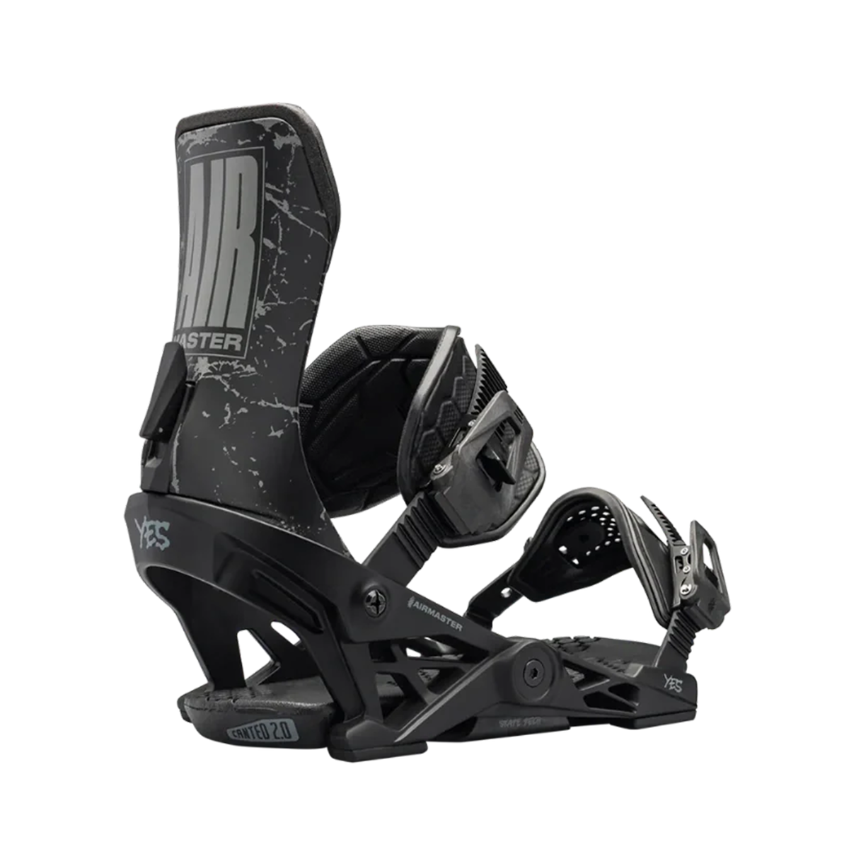 Yes 2025 Airmaster Snowboard Bindings - Black