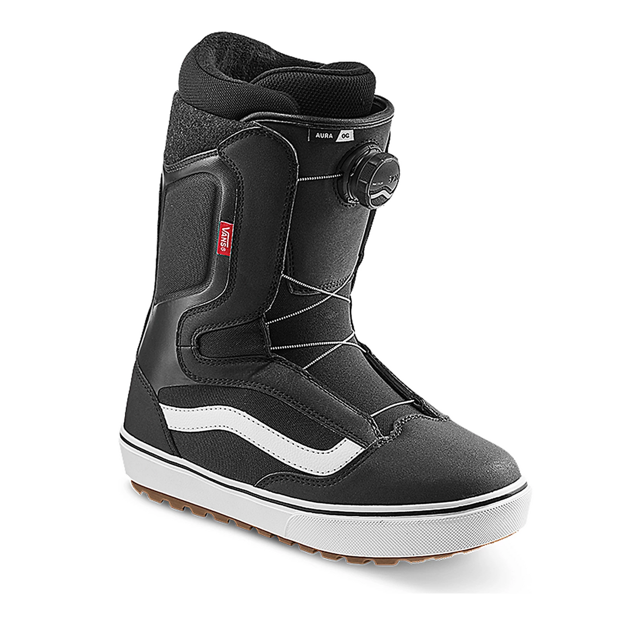 Vans 2025 Aura OG Snowboard Boots - Black / White 20