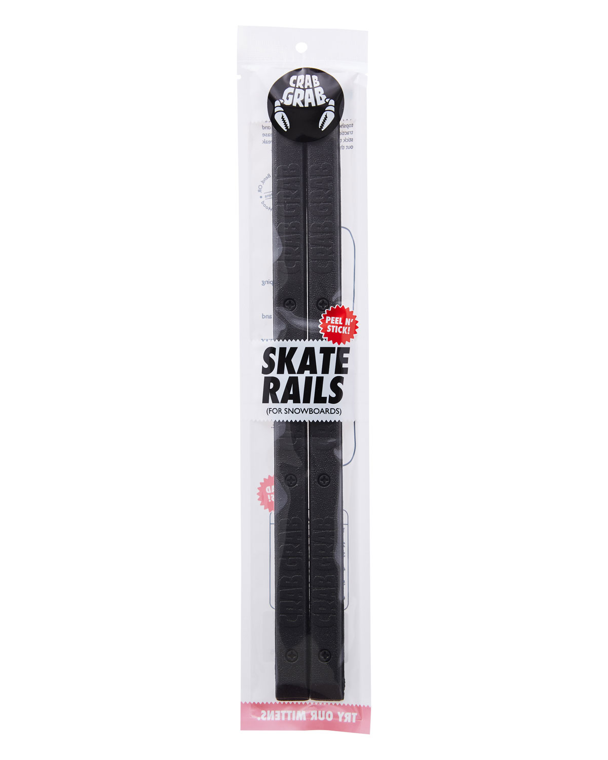 Crab Grab Skate Rails Stomp Pad - Black